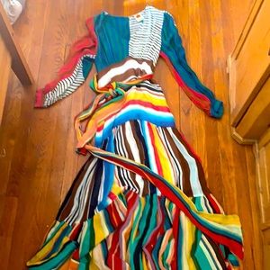 Farm Rio technicolor maxi dress 🌈